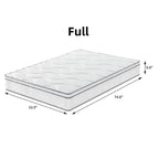 Full Size / King size/ Queen size Mattress Made in USA, 10/12 Inch Hybrid Mattress