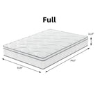 Full Size / King size/ Queen size Mattress Made in USA, 10/12 Inch Hybrid Mattress