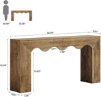 Console Table, Wooden Sofa Table Entryway Table with Storage